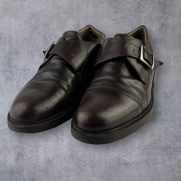 G.H. Bass & Co. Other - GH Bass & Co Brown Leather Monk Strap Oxford Shoes Sz: 11M